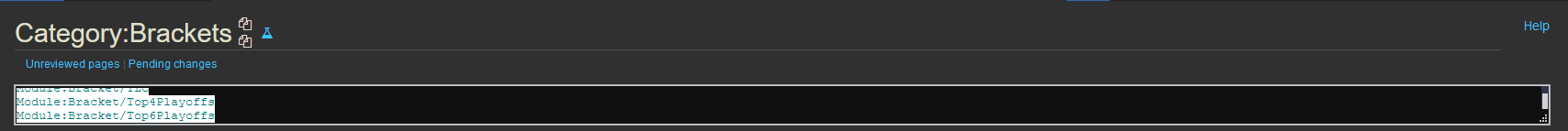 A screenshot of the inserted copyable category members textarea