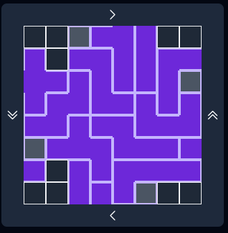 The same tiling as above, but with the P & T tiles missing from the corners