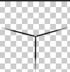 A transparent image with transparency grid showing behind it